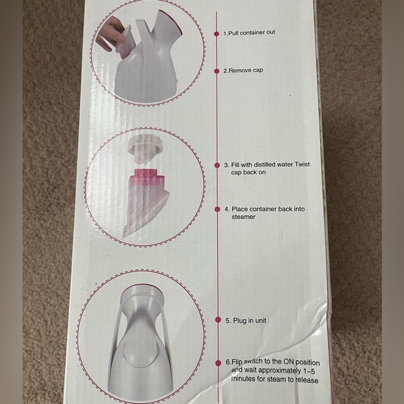 Nano-Ionic Facial Steamer (new in box, never used) - Picture 4 of 8